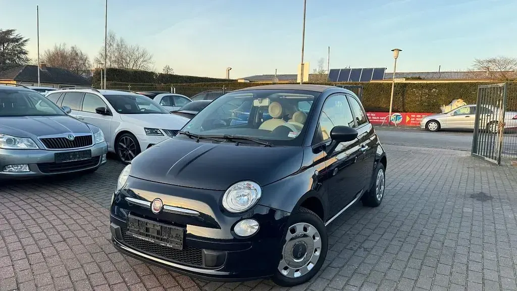 Gebraucht Fiat 500 Pop 69 PS (50 kW) 2011 Blau Cabrio