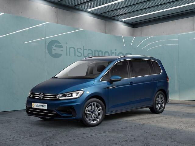 Gebraucht VW Touran Highline 150 PS (110 kW) 2020 Blau Van / Kleinbus