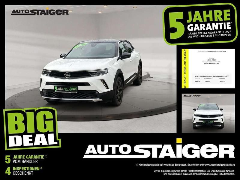 Lack weiss banquise/typ aussen Gebraucht 2023 Opel Mokka-e Ultimate SUV | 20.990 € (Fairer Preis) - Bild 1/4