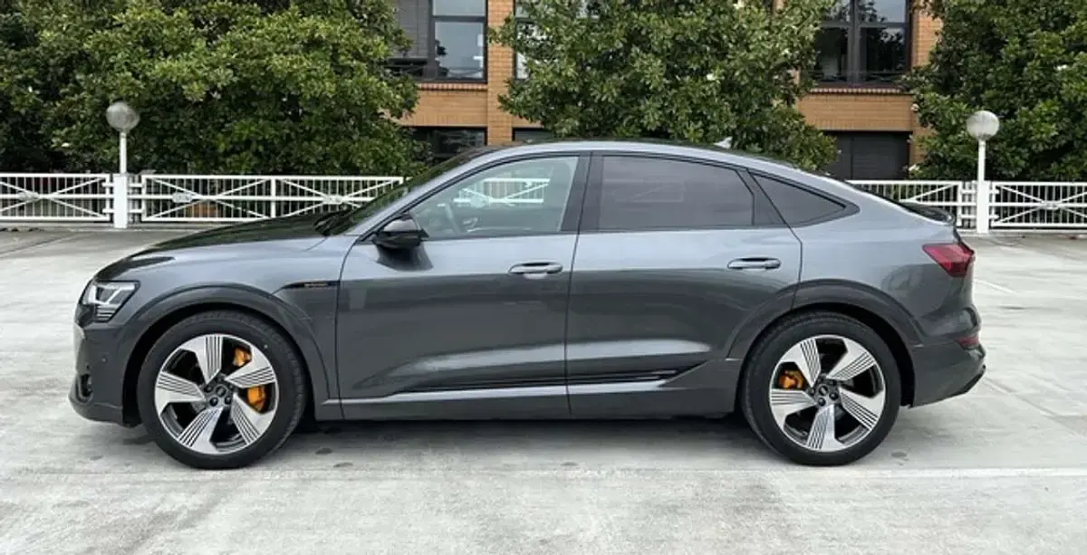 Gebraucht Audi e-tron Sportback S-Line 300 kW (408 PS) 2022 Daytonagrau perleffekt SUV