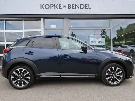 Gebraucht Mazda CX-3 Sports-Line 121 PS (88 kW) 2019 Blau SUV