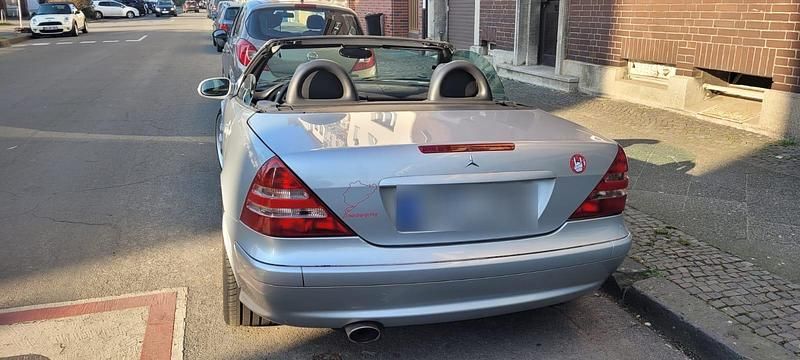 Gebraucht Mercedes SLK230 2001 Silber Cabrio