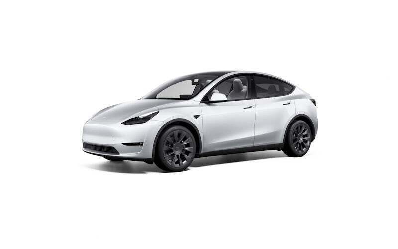 Weiß Neu 2025 Tesla Model Y Long Range SUV | 59.370 € (Teuer) - Bild 1/4