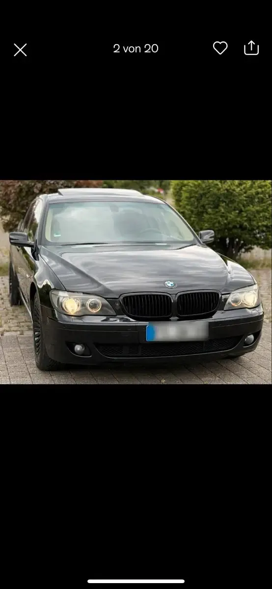Gebraucht BMW 730 245 PS (180 kW) 2006 Schwarz Limousine