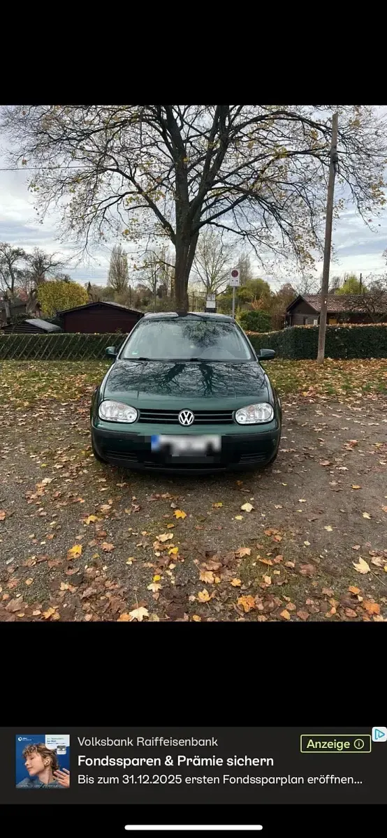 Gebraucht VW Golf IV 75 PS (55 kW) 1998 Grün Kleinwagen