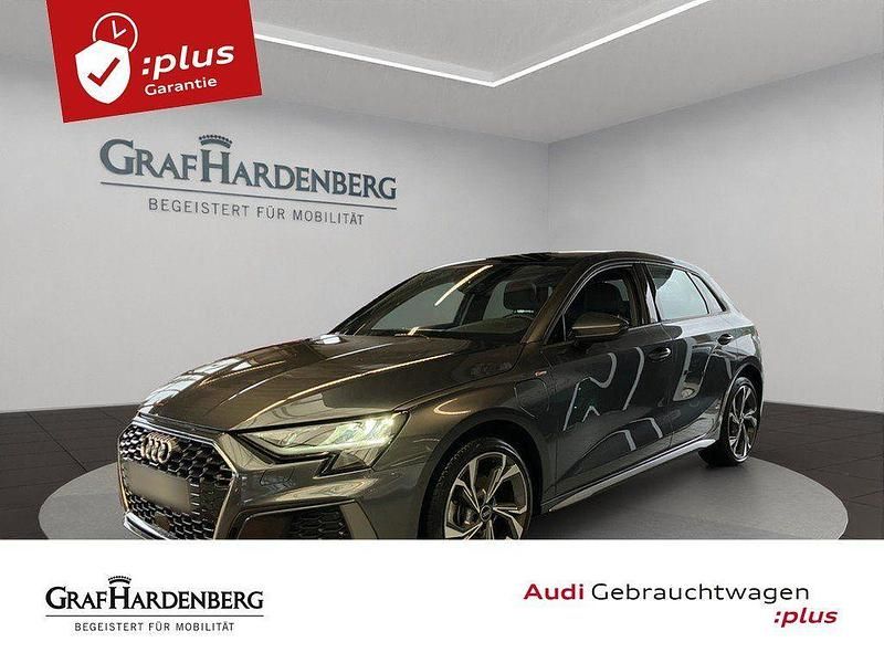 Daytonagrau perleffekt Gebraucht 2022 Audi A3 Sportback e-tron S-Line Limousine | 25.460 € (Guter Preis) - Bild 1/4