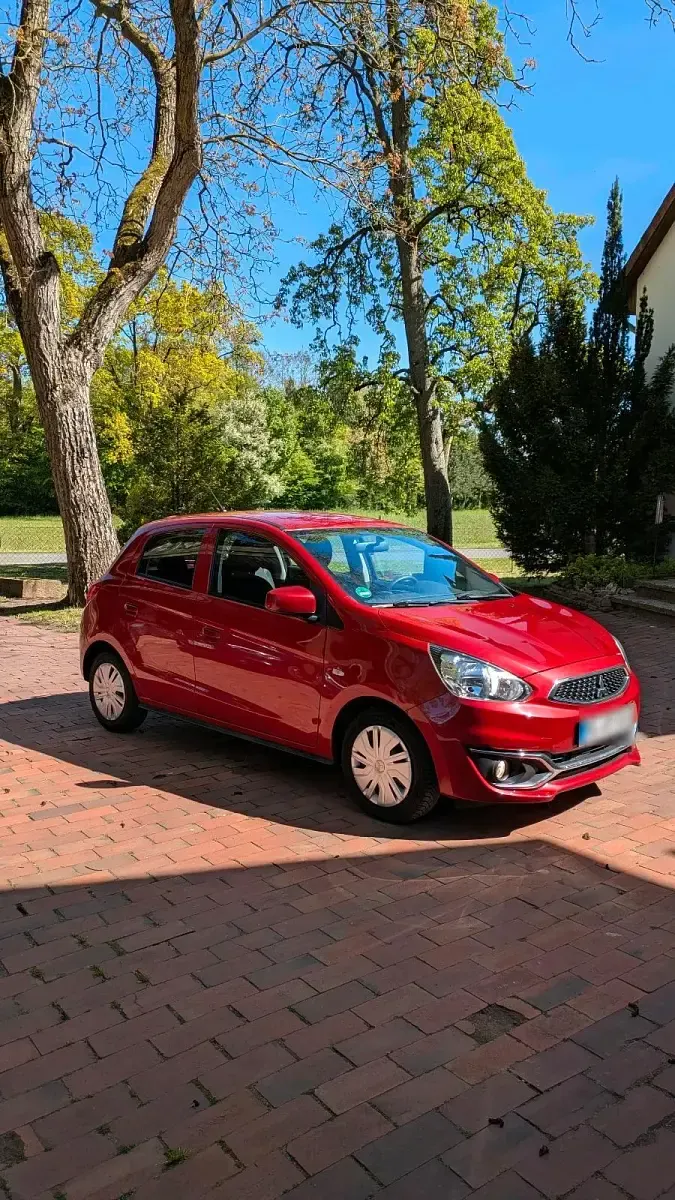 Gebraucht Mitsubishi Space Star 70 PS (51 kW) 2018 Rot Kleinwagen