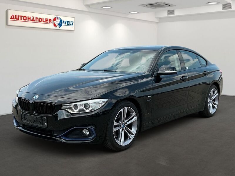 Schwarz Gebraucht 2015 BMW 420 Gran Coupé Sport Line Coupé | 13.299 € (Superpreis) - Bild 1/3