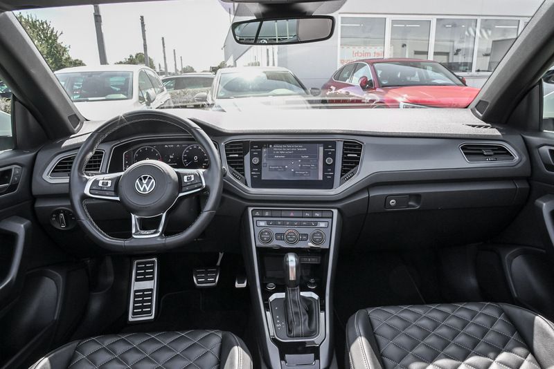 Gebraucht VW T-Roc Cabriolet R-line 150 PS (110 kW) 2021 Weiß Cabrio