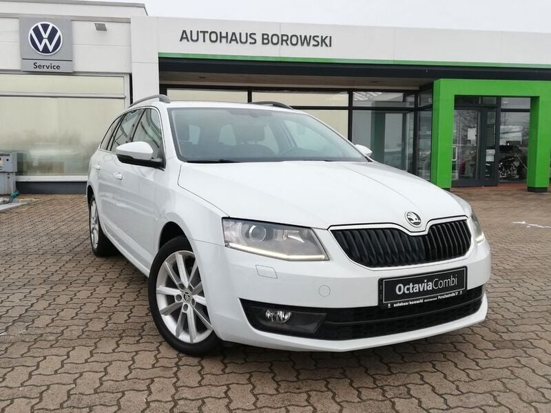 Moonweiß metallic Gebraucht 2014 Skoda Octavia Elegance Kombi | 11.300 € (Fairer Preis) - Bild 1/4