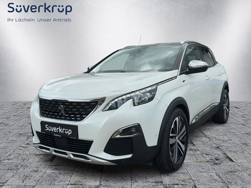Weiß Gebraucht 2018 Peugeot 3008 GT-line SUV | 19.990 € (Fairer Preis) - Bild 1/4
