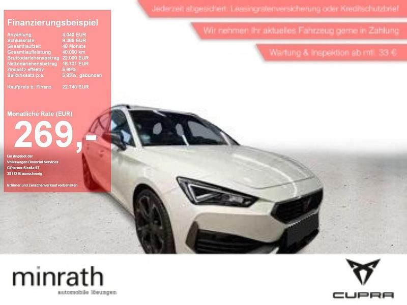Weiß Gebraucht 2021 Cupra Leon VZ Kombi | 22.740 € (Guter Preis) - Bild 1/4
