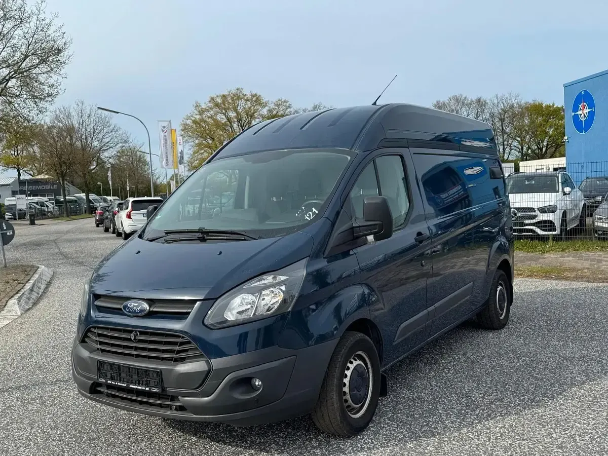 Gebraucht Ford Transit Custom 101 PS (74 kW) 2016 Blau Van / Kleinbus
