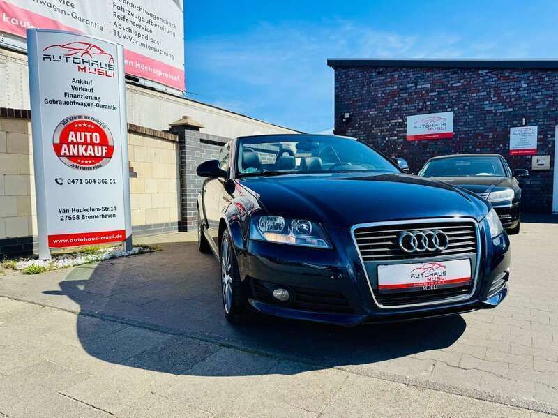 Tiefseeblau perleffekt Gebraucht 2009 Audi A3 Cabriolet Cabrio | 6.488 € (Fairer Preis) - Bild 1/4