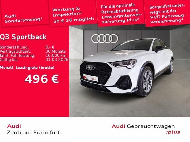 Weiß Gebraucht 2025 Audi Q3 Sportback S-Line SUV | 43.850 € (Fairer Preis) - Bild 1/3
