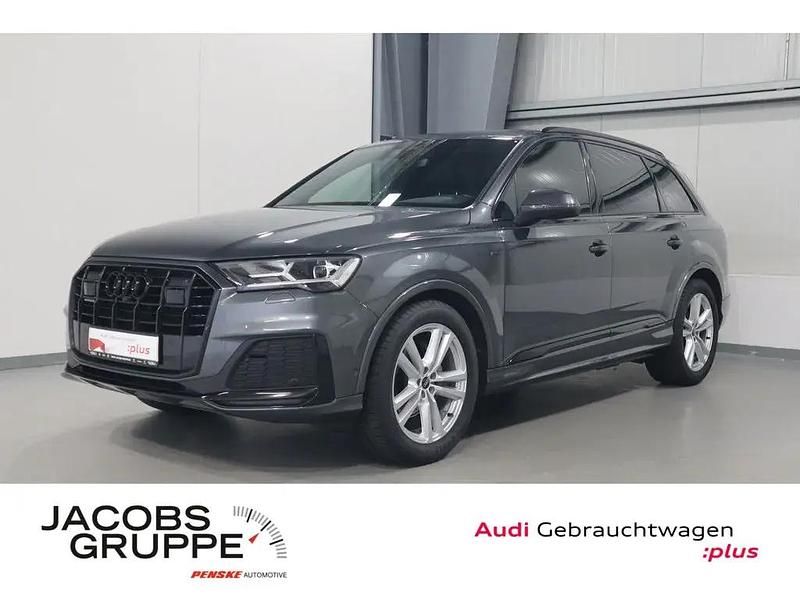 Grau Gebraucht 2022 Audi Q7 S-Line SUV | 56.370 € (Superpreis) - Bild 1/4