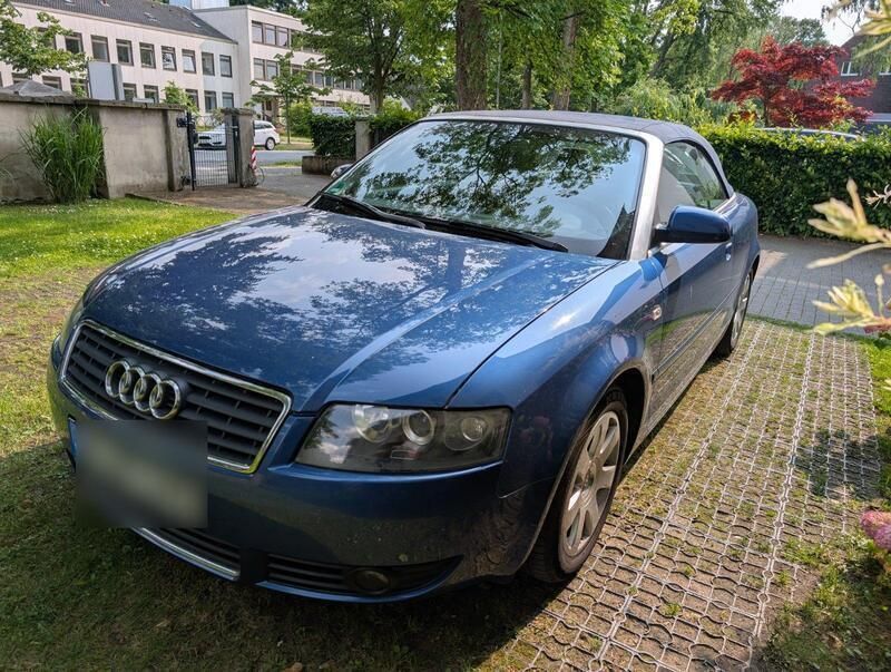 Blau Gebraucht 2003 Audi A4 Cabriolet Cabrio | 4.399 € (Guter Preis) - Bild 1/4