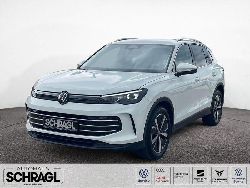 Pure white Gebraucht 2024 VW Tiguan Elegance SUV | 38.490 € (Fairer Preis) - Bild 1/4