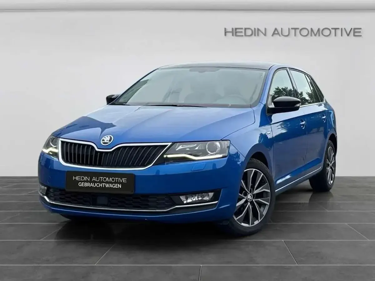 Gebraucht Skoda Rapid Drive 95 PS (69 kW) 2017 Blau Kleinwagen