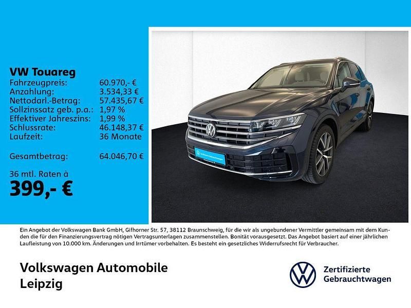 Blau Gebraucht 2023 VW Touareg Elegance SUV | 60.970 € (Superpreis) - Bild 1/3