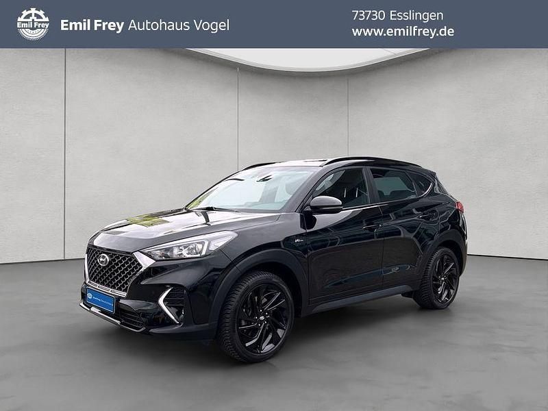 Schwarz Gebraucht 2020 Hyundai Tucson N Line SUV | 22.990 € (Fairer Preis) - Bild 1/4
