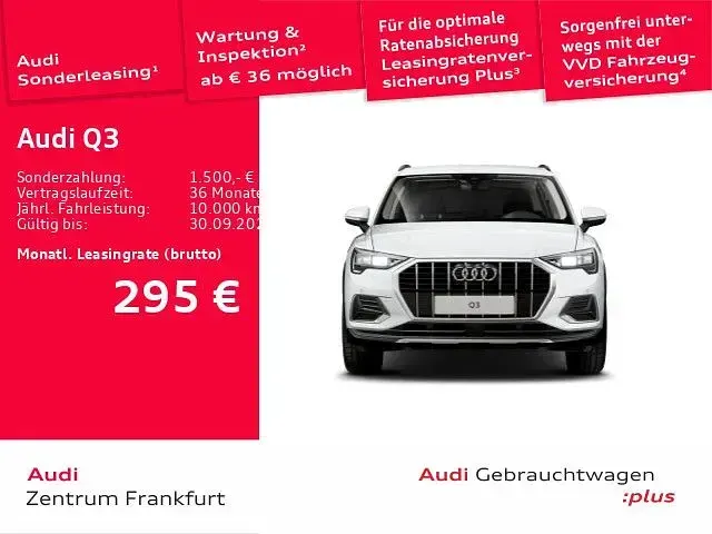 Gebraucht Audi Q3 Comfort 150 PS (110 kW) 2025 Gletscherweiß metallic SUV