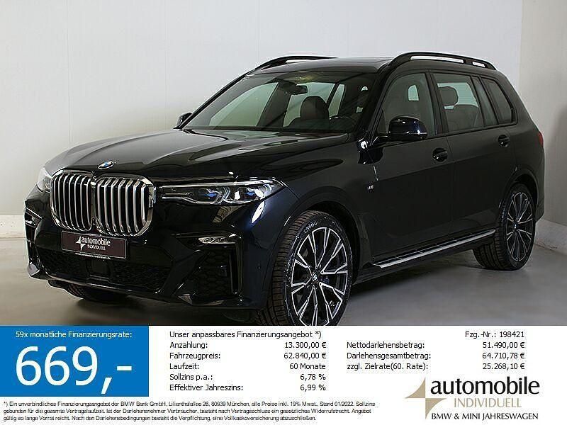 Schwarz Gebraucht 2021 BMW X7 M Sport SUV | 61.840 € (Superpreis) - Bild 1/4