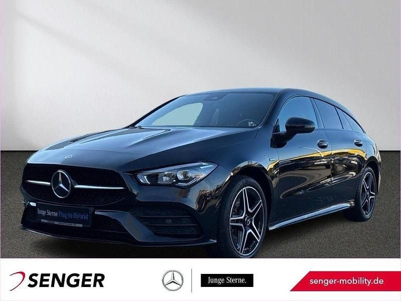 Unilack nachtschwarz Gebraucht 2021 Mercedes CLA250e Shooting Brake AMG Kombi | 24.860 € (Guter Preis) - Bild 1/4