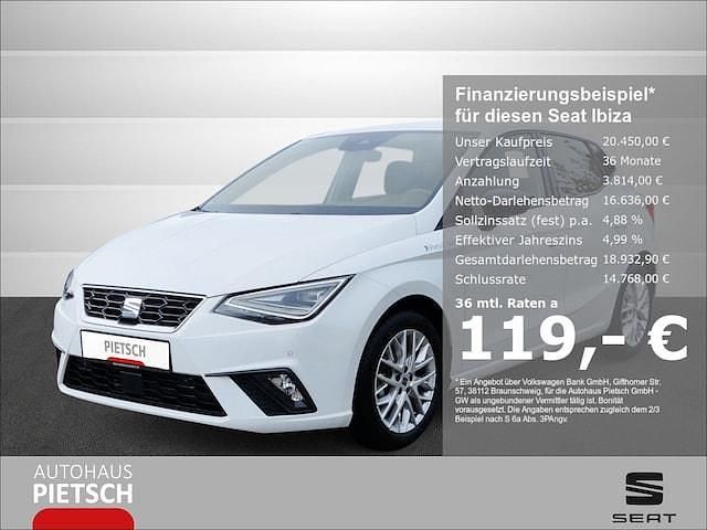 Weiss Gebraucht 2024 Seat Ibiza FR Limousine | 20.450 € (Fairer Preis) - Bild 1/4