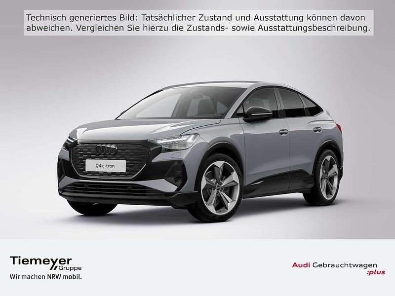 Grau Gebraucht 2025 Audi Q4 Sportback e-tron S-Line SUV | 51.970 € (Teuer) - Bild 1/4