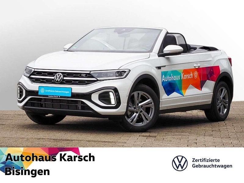Weiß Gebraucht 2025 VW T-Roc Cabriolet R-line Cabrio | 39.900 € (Etwas zu teuer) - Bild 1/3
