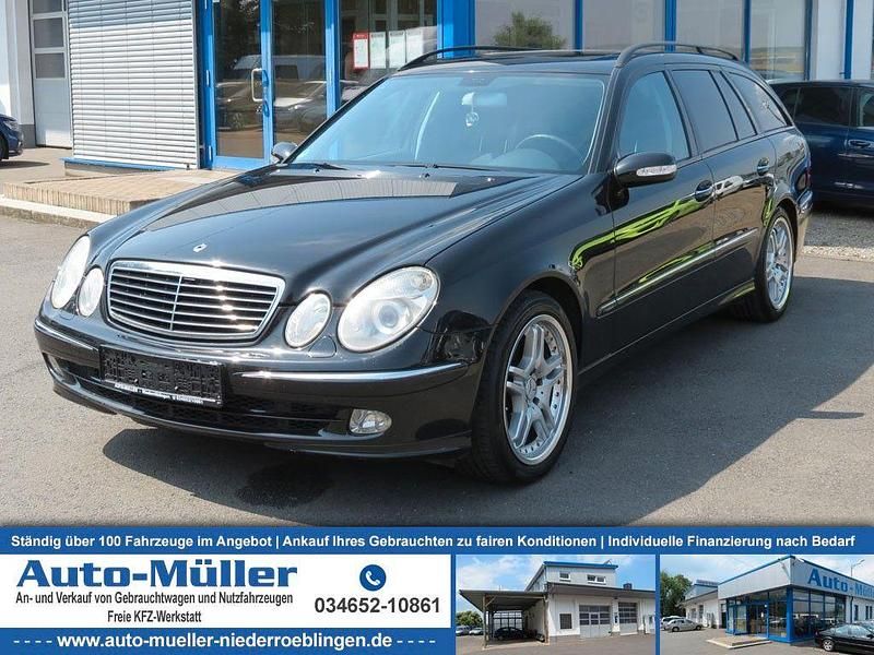 Schwarz Gebraucht 2004 Mercedes E240 Avantgarde Kombi | 2.990 € (Guter Preis) - Bild 1/4