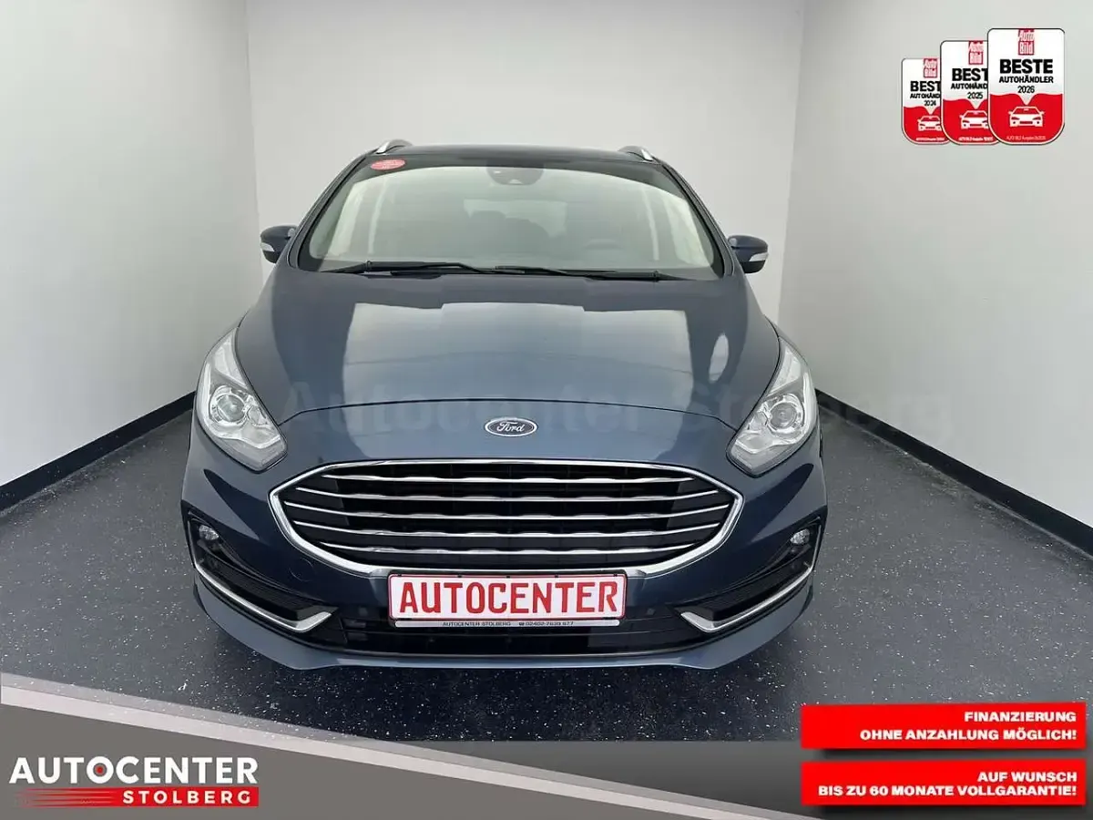 Gebraucht Ford S-MAX Titanium 150 PS (110 kW) 2020 Blau Van / Kleinbus