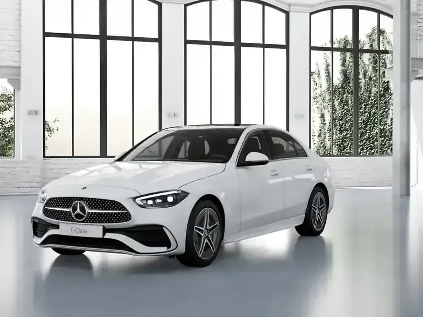Gebraucht Mercedes C300 AMG 258 PS (189 kW) 2025 Weiss polarweiss uni Limousine