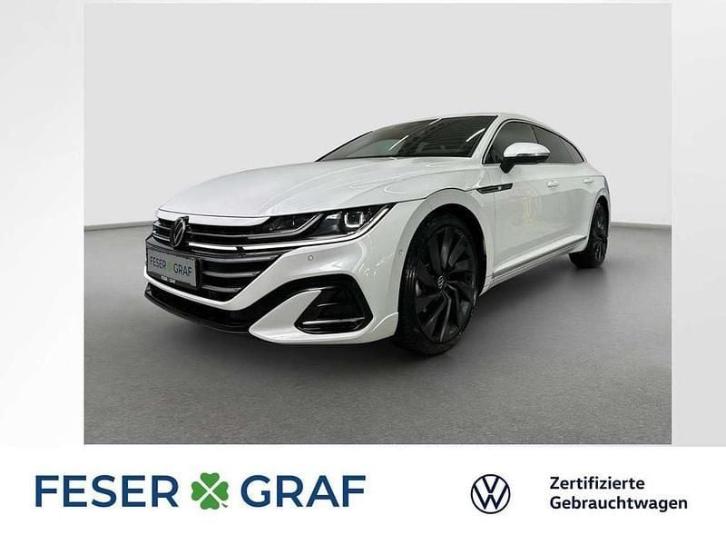 Oryxweiß perlmutteffekt Gebraucht 2025 VW Arteon R-line Coupé | 48.480 € - Bild 1/1