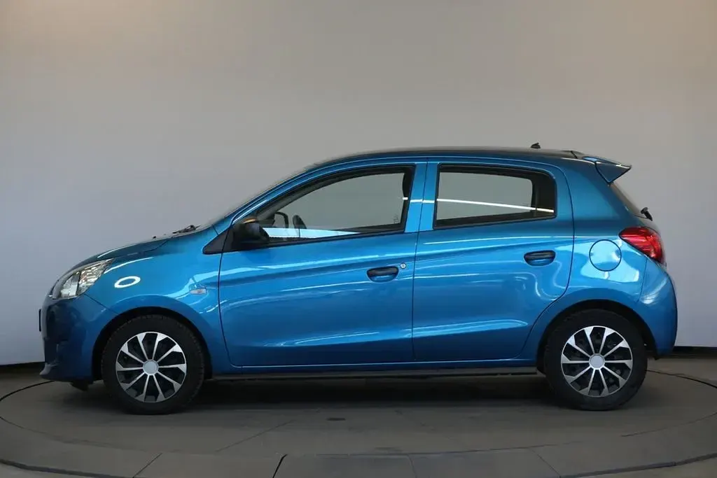 Gebraucht Mitsubishi Space Star Plus 71 PS (52 kW) 2014 Blau Van / Kleinbus