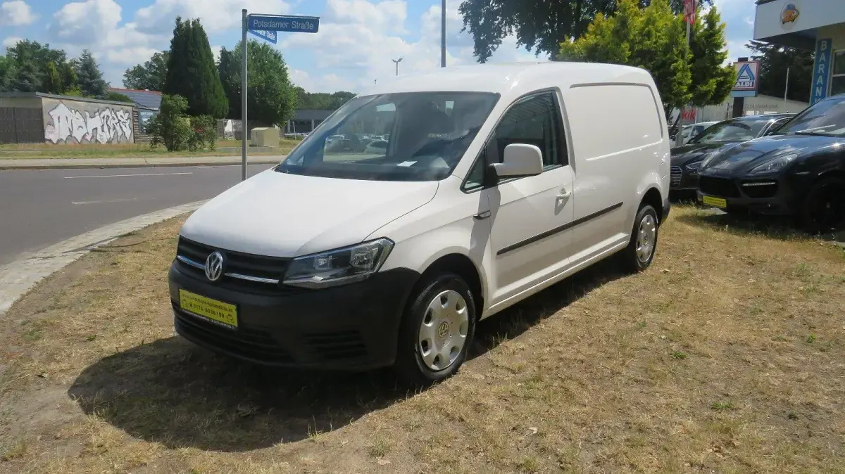 Gebraucht VW Caddy Maxi Trendline 150 PS (110 kW) 2017 Candyweiß Van / Kleinbus