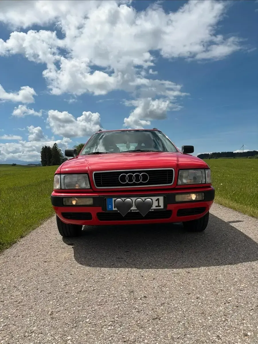 Używany Audi 80 116 KM (85 kW) 1994 Czerwony Kombi