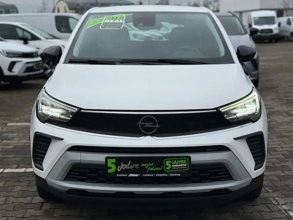 Gebraucht Opel Crossland X Elegance 110 PS (80 kW) 2022 Arktis weiss SUV
