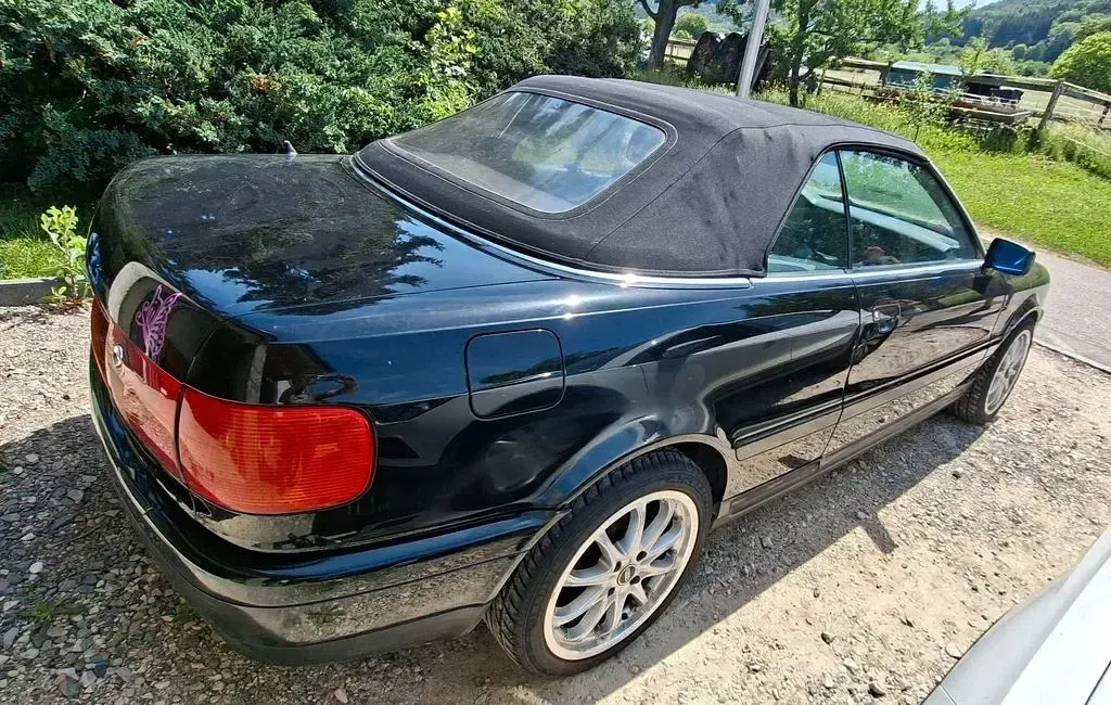 Gebraucht Audi Cabriolet 116 PS (85 kW) 1996 Schwarz Cabrio