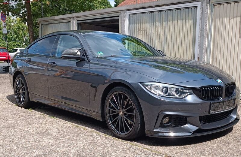 Grau Gebraucht 2015 BMW 418 Gran Coupé M Sport Coupé | 22.400 € (Teuer) - Bild 1/4
