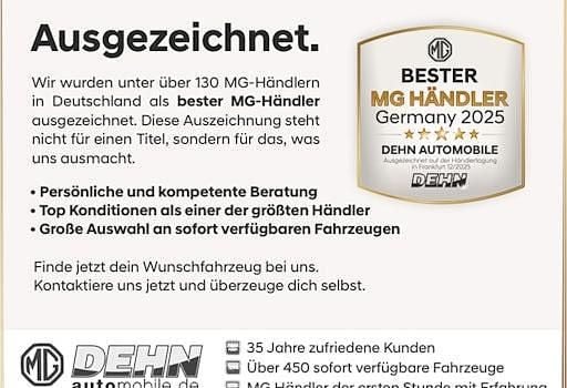 Neu MG HS Luxury 272 PS (200 kW) 2025 Rot SUV