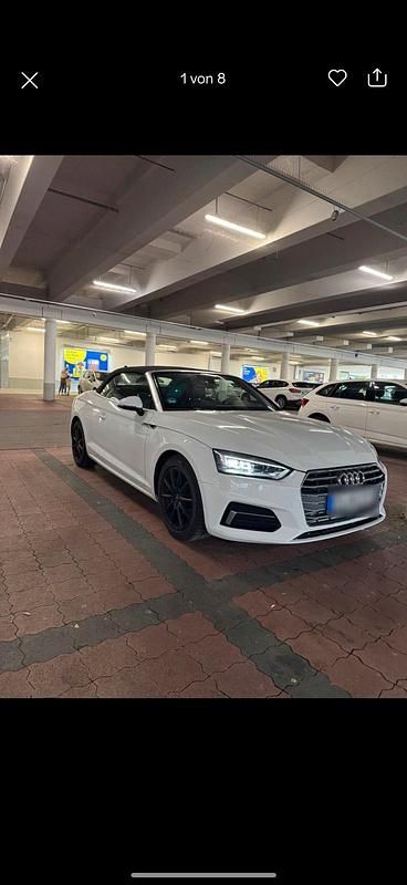 Weiß Gebraucht 2018 Audi A5 Cabriolet Sport Cabrio | 23.900 € (Superpreis) - Bild 1/4