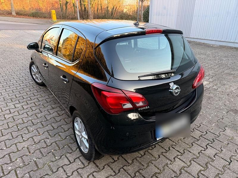 Gebraucht Opel Corsa Edition 69 PS (50 kW) 2018 Schwarz Kleinwagen