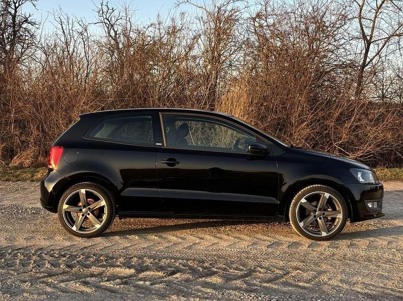 Gebraucht VW Polo Style 69 PS (50 kW) 2011 Schwarz Kleinwagen