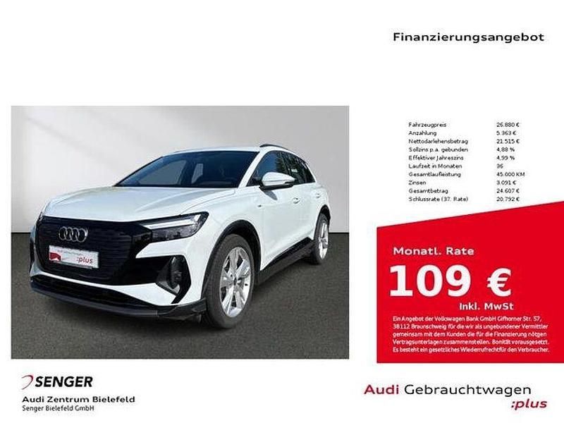 Gletscherweiß Gebraucht 2023 Audi Q4 e-tron Comfort SUV | 26.880 € (Etwas zu teuer) - Bild 1/4