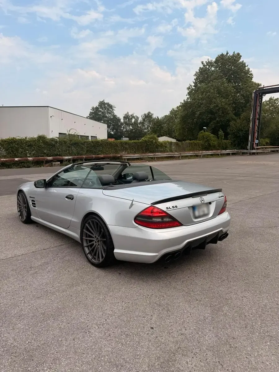 Gebraucht Mercedes SL500 AMG 306 PS (225 kW) 2006 Silber Cabrio