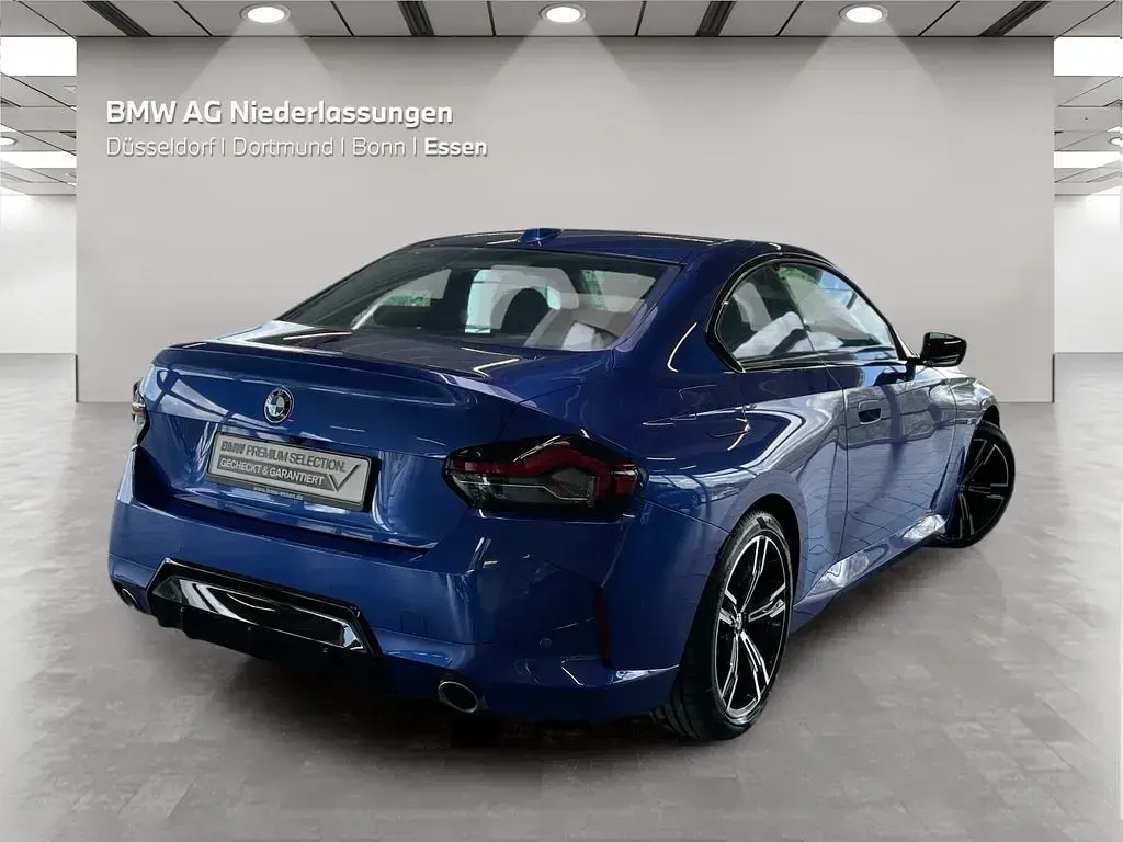 Używany BMW 218 Shadowline 156 KM (114 kW) 2025 Niebieski Coupe
