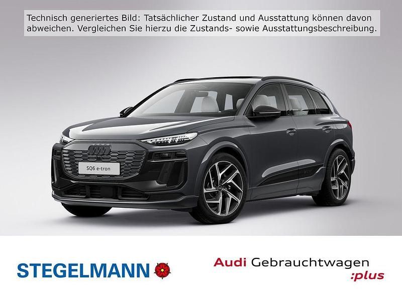 Grau Gebraucht 2024 Audi SQ6 e-tron Sport SUV | 81.810 € (Fairer Preis) - Bild 1/4