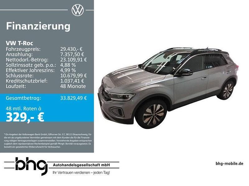 Silber Gebraucht 2025 VW T-Roc Goal SUV | 29.430 € (Guter Preis) - Bild 1/4